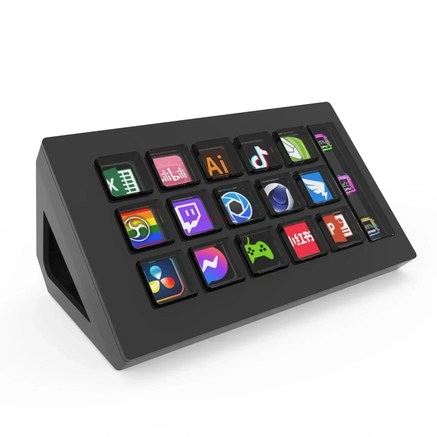 Stream Deck 15-Key Multi-OS Stream Deck - RGB Nest