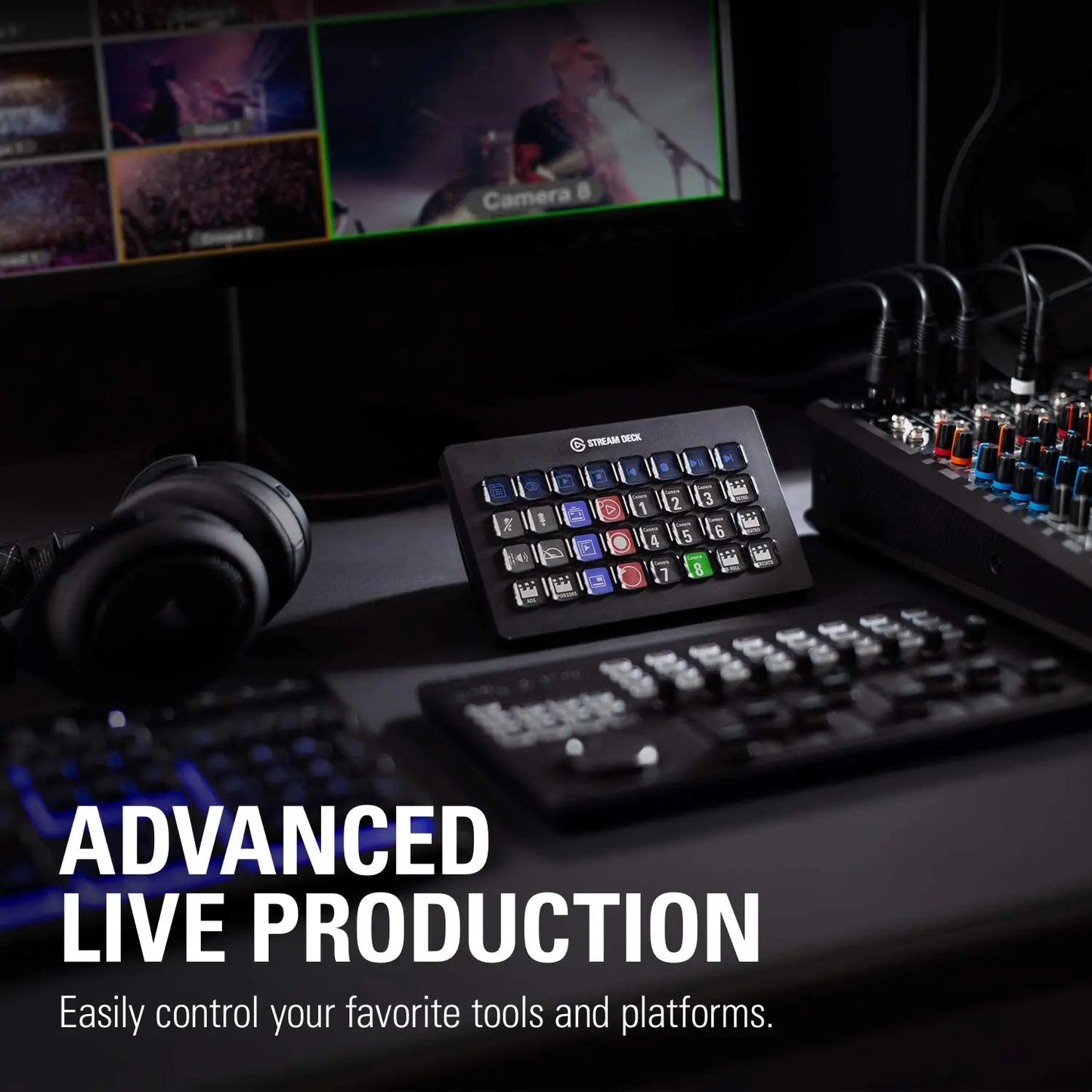 Elgato Stream Deck XL 32-Key Studio Controller - RGB Nest