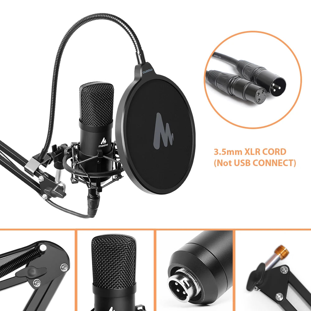Maono XLR Studio Mic Kit - RGB Nest