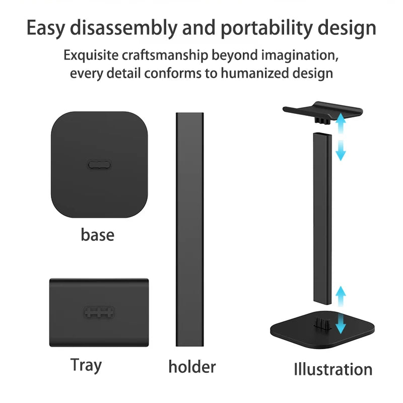 Ergonomic Headset Hanger - RGB Nest