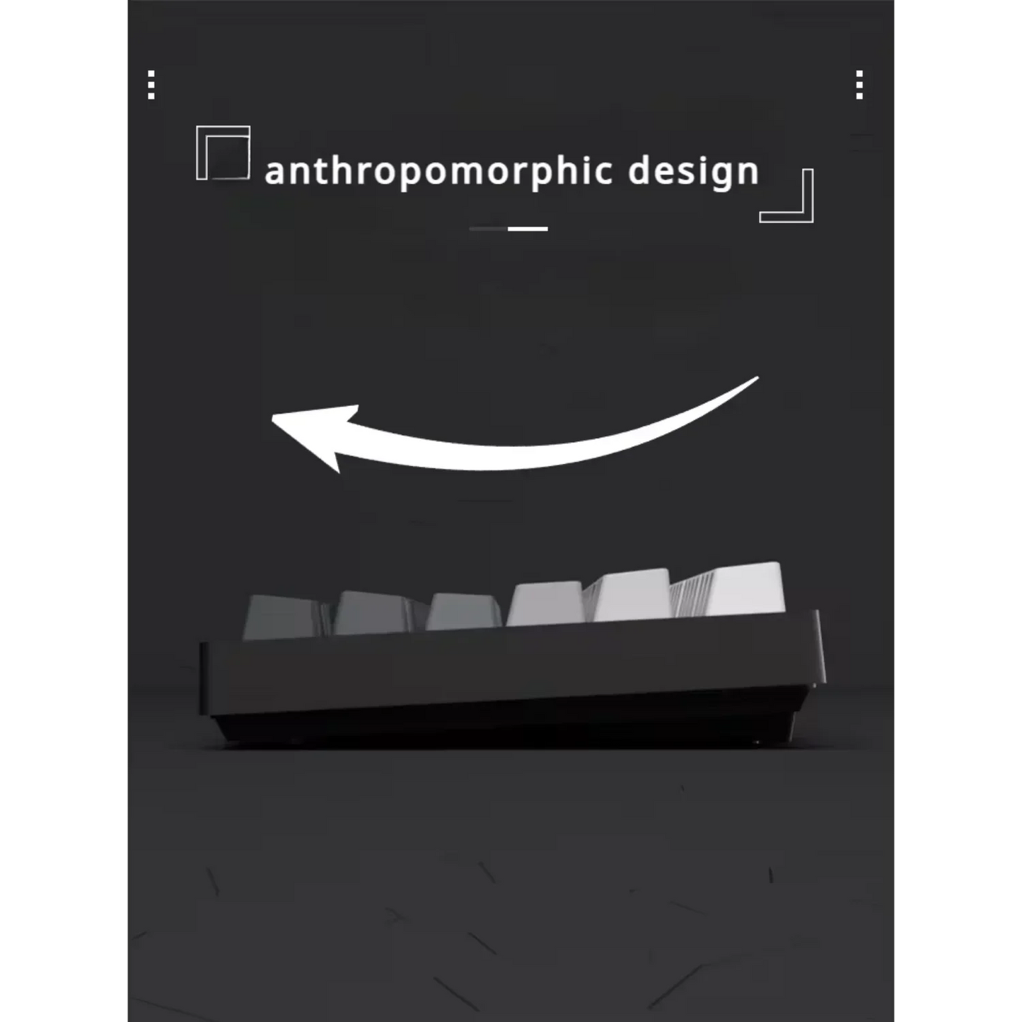 Black box with a white smiley face design on a black background