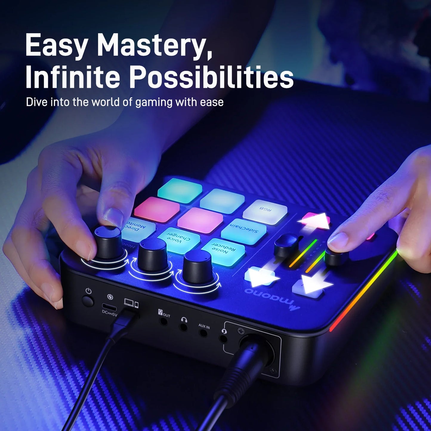 Maono G1 Neo Audio Interface - RGB Nest