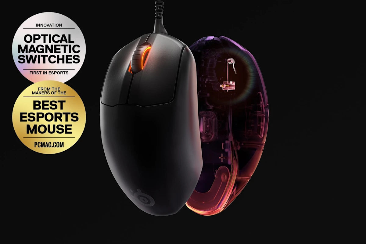 SteelSeries Prime Wired Precision Esports Mouse - RGB Nest