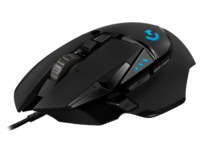 Logitech G5 Series G502 HERO Wired Gaming Mouse - RGB Nest
