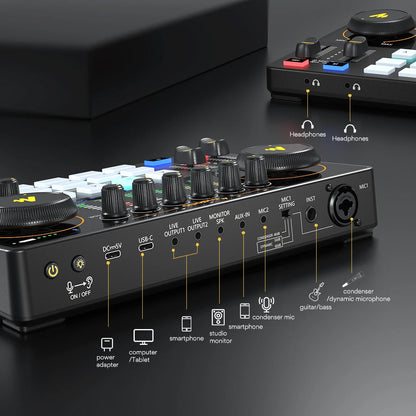 Maono AME2 Podcast Studio - RGB Nest