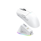 Attack Shark X11 mouse with charging dock on a white background