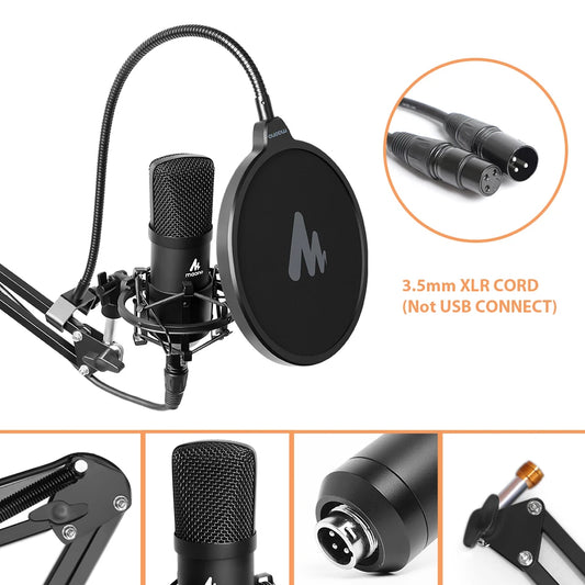 Maono XLR Studio Mic Kit - RGB Nest