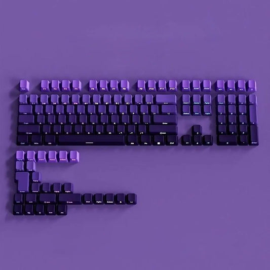 Purple keyboard on a purple background