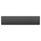 Black keyboard wrist rest on a white background