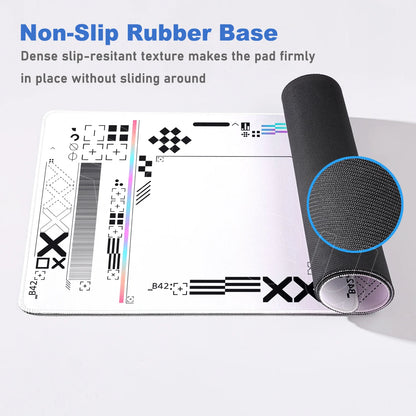 Non-slip rubber base pad with dense texture on a white background