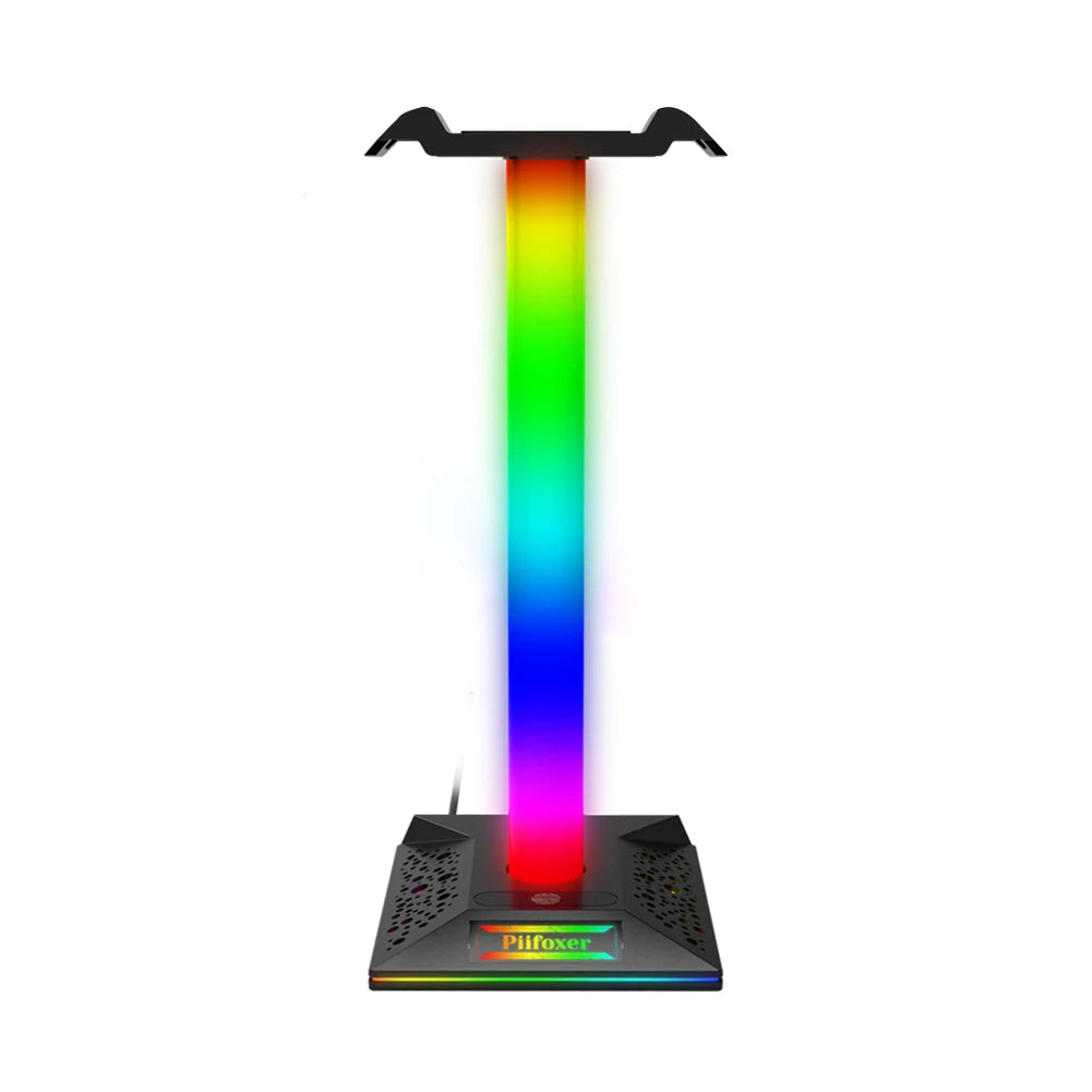 RGB light strip on a stand with 'Pilfower' branding on a white background