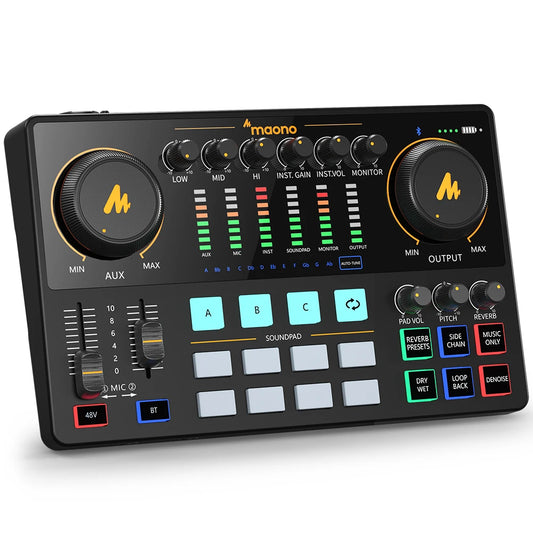 Maono AME2 Podcast Studio - RGB Nest