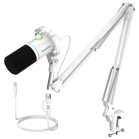 Maono PD200XS Dynamic Mic Dual-Mode Podcast Mic - RGB Nest