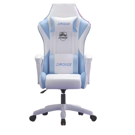 Gaming chair with ZAYOUGE branding on a white background