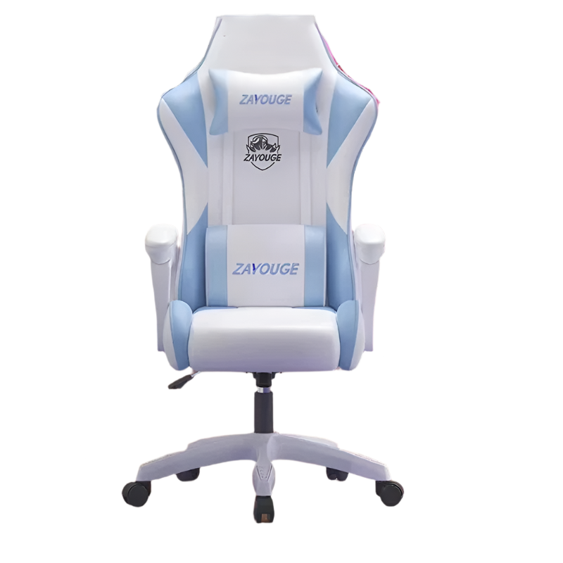 Gaming chair with ZAYOUGE branding on a white background