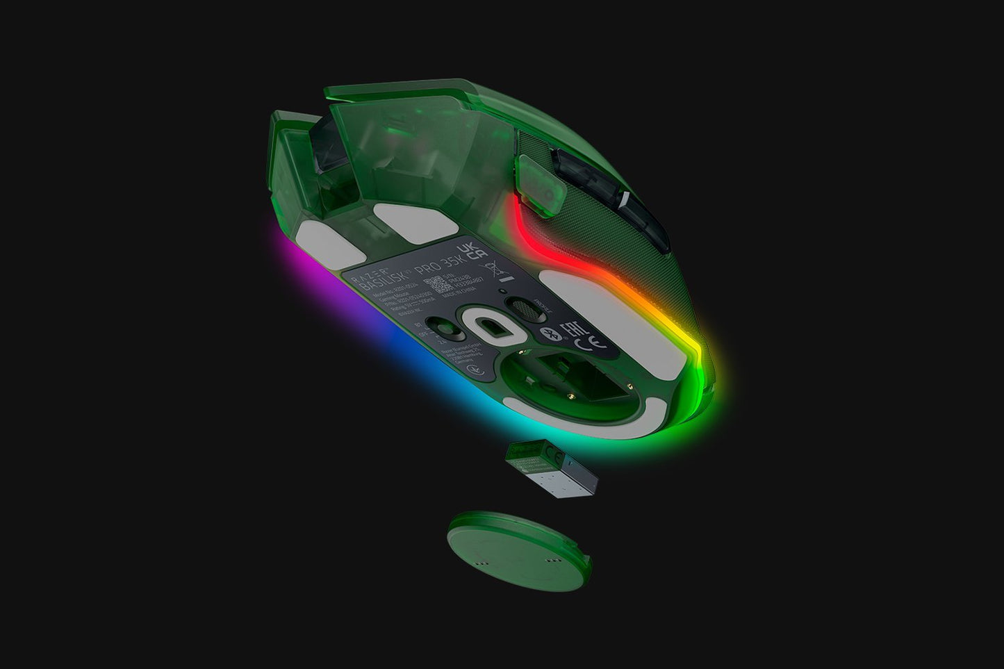 Razer Basilisk V3 Pro 35K Phantom Green Edition - RGB Nest